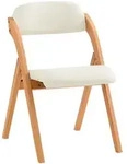 SoBuy Klappstuhl, Wei&szlig;, Holz, 47x93x8 cm, Esszimmer, St&uuml;hle, Klappst&uuml;hle