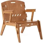 SoBuy Stuhl, Braun, Holz, 55x70x72 cm, Esszimmer, St&uuml;hle, Esszimmerst&uuml;hle,