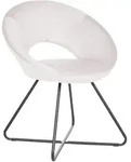 Beliani Sessel, Beige, Metall, 1-Sitzer, 65x77x57 cm, Wohnzimmer, Sessel,