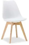 Homestyle4u K&uuml;chenstuhl, Wei&szlig;, Holz, 46x80x45 cm, Esszimmer, St&uuml;hle,