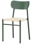 Livetastic Stuhl, Gr&uuml;n, Beige, Holz, Metall, Textil, Pappel, zylindrisch,...