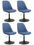 CLP Stuhl, Blau, Metall, 48x76x57 cm, Esszimmer, St&uuml;hle, Esszimmerst&uuml;hle,