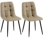 CLP Stuhl, Taupe, Metall, 45x84x55 cm, Esszimmer, St&uuml;hle, Esszimmerst&uuml;hle,