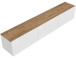 Mid.you Lowboard, Wei&szlig;, Kiefer, Holzwerkstoff, 150x30x32 cm, h&auml;ngend,...