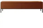 Selsey Tv-Schrank, Dunkelorange, Metall, 175x46x32 cm, Wohnzimmer, Wohnw&auml;nde,