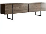 Calicosy Tv-M&ouml;bel, Schwarz, Holzwerkstoff, 180x50x30 cm, Wohnzimmer,...