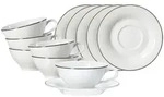 Ritzenhoff Breker Teetassen, Grau, Keramik, Rund, Kaffee & Tee, Tassen, Teetassen