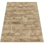 Paco Home Hochflorteppich, Beige, Textil, Rechteckig, 160x220 cm, strapazierf&auml;hig,