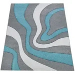Paco Home Kurzflorteppich, T&uuml;rkis, Textil, Rechteckig, 160x230 cm, strapazierf&auml;hig,