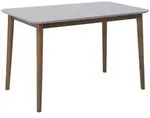 Beliani Esstisch, Grau, Holz, 4-Sitzer, Rechteckig, 77x73x118 cm, Esszimmer,...