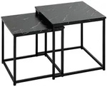 Atmosphera Createur d ́interieur Beistelltische, Schwarz, Metall, 37.5x40x37.5...