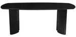 Vente-Unique Esstisch, Schwarz, Holz, Uni, 8-Sitzer, Rechteckig, 200x76x100 cm,