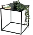 DanDiBo Couchtisch, Schwarz, Metall, 42x45x42 cm, Gartenm&ouml;bel, Gartentische,