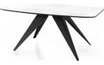 WFL Group Esstisch, Ecru, Metall, 10-Sitzer, Rechteckig,Rechteckig, 220x76x90 cm,