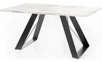 WFL Group Esstisch, Ecru, Metall, 16-Sitzer, Rechteckig,Rechteckig, 260x76x90 cm,