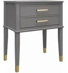Mid.you Beistelltisch Westerleigh, Graphit, Holzwerkstoff, 1 Schublade(n)...