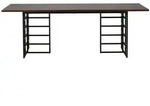 Furnlux Esstisch, Beige, Holzwerkstoff, 100x75x220 cm, Esszimmer, Tische,...