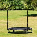 Chipolino Kindertrampolin, Schwarz, Metall, Rund, 94x94 cm, unisex, Outdoor Spielzeug