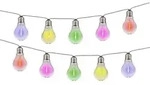 N&auml;ve Solarleuchte Linda, Klar, Glas, rund, 370 cm, mit Schalter, Lampen & Leuchten,