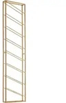 Mid.you Weinregal, Gold, Metall, 36x150x8 cm, K&uuml;chen, K&uuml;chenm&ouml;bel,...
