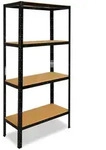 shelfplaza Schwerlastregal, Schwarz, Metall, Rechteckig, 75x180x23 cm, Freizeit,