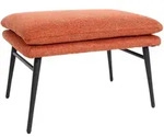 MCW Hocker, Braun, Textil, 56x38x40 cm, Wohnzimmer, Hocker