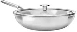 KitchenAid WOK 3-Ply Stainless Steel, Edelstahl, Metall, Glas, 3.57 L, rund,