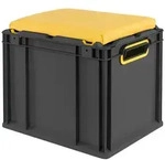 Proregal Eurobox, Schwarz, Kunststoff, Rechteckig, 30x36.5x40 cm, Ordnen &