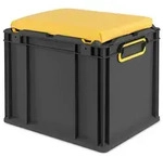Proregal Eurobox, Schwarz, Kunststoff, Rechteckig, 30x36.5x40 cm, Ordnen &