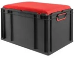 Proregal Eurobox, Schwarz, Kunststoff, Rechteckig, 40x36.5x60 cm, Ordnen &