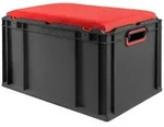 Proregal Eurobox, Schwarz, Kunststoff, Rechteckig, 40x36.5x60 cm, Ordnen &