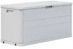 furnicato Garten-Aufbewahrungsbox, Grau, Kunststoff, Rechteckig, 45x56x117 cm,
