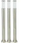 Globo Lighting Stehleuchte, Silber, Metall, Rund, 7.6x110x7.6 cm, Lampen &...