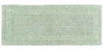 Homescapes Badematte, Salbeigr&uuml;n, Textil, Uni, Rechteckig, 40x100 cm,...