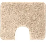 Grund Wc-Vorleger Melange, Beige, Textil, Abstraktes, rechteckig, 50x60 cm,