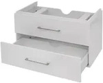 MCW Waschbeckenunterschrank, Wei&szlig;, Holz, 89x54x46 cm, Badezimmer,