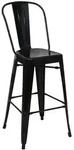 MCW Barhocker, Schwarz, Metall, 50x117x45 cm, Esszimmer, Barm&ouml;bel, Barhocker