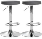 CLP Barhocker, Grau, Metall, 38.5x60x38.5 cm, Esszimmer, Barm&ouml;bel, Barhocker