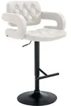 CLP Barhocker, Wei&szlig;, Metall, 62x103x55 cm, Esszimmer, Barm&ouml;bel, Barhocker