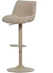 Livetastic Barhocker Marten, Sand, Metall, Textil, Rundrohr, 45x110x50 cm,...