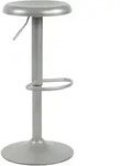 CLP Barhocker, Silber, Metall, 38.5x58x38.5 cm, Esszimmer, Barm&ouml;bel, Barhocker