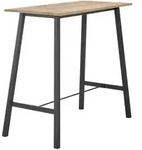 Boxxx Bartisch, Schwarz, Eiche, Holz, Eiche, massiv, rechteckig, eckig,...