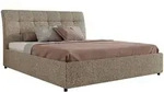 MKS Polsterbett, Taupe, Textil, H2, Rechteckig, 180x200 cm, Oeko-Tex&reg;, Schlafzimmer,