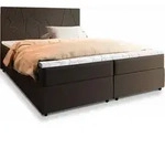 Masseno Boxbett, Braun, Holz, H2 + H3, 180x200 cm, Schlafzimmer, Betten,