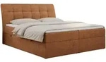 MKS Boxbett, Orange, Textil, 2-Sitzer, H3, Rechteckig, 120x200 cm, Schlafzimmer,