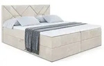 Altdecor Boxbett, Ecru, Holzwerkstoff, H&ouml;he ca. 20 cm, 120x200 cm, Schlafzimmer,