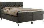 MKS Boxbett, Dunkelgrau, Holz, 2-Sitzer, H4, 7-Zonen, Rechteckig, 140x200 cm,