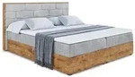 Altdecor Boxbett, Hellgrau, Kunststoff, H&ouml;he ca. 20 cm, 200x200 cm,...