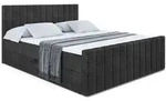 Altdecor Boxbett, Schwarz, Holzwerkstoff, H&ouml;he ca. 20 cm, 120x200 cm,...