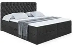 Altdecor Boxbett, Schwarz, Holzwerkstoff, H&ouml;he ca. 20 cm, 200x200 cm, Schlafzimmer,